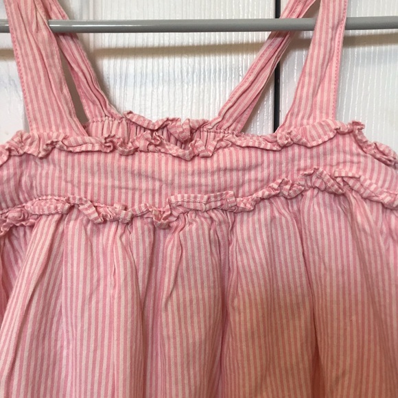 ⭐️SALE Baby Gap Pink and White Striped Dress! - Picture 7 of 7